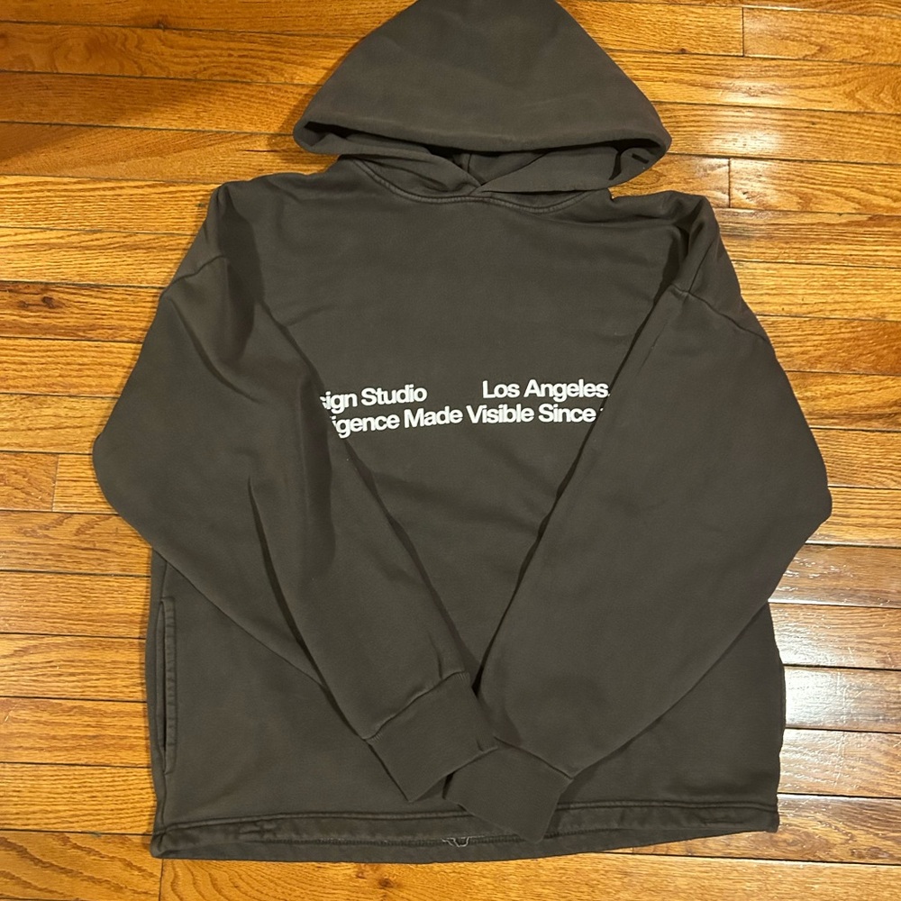 Mens Pacsun Grey Studio Hoodie | Size Medium